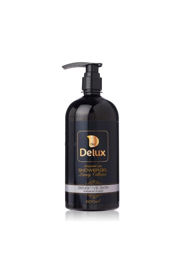 ديلوكس جل الاستحمام الفاخر من "دكتور ديلوكس" للبشرة الحساسة – ٨٠٠ مل - Image 1