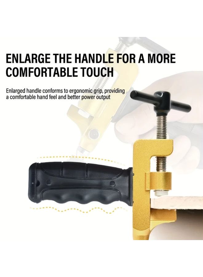 Upgraded 2 In 1 Diamond Tile Glass Cutter Manual Hand Tool For Ceramic Porcelain Glass Cutting Durable Carbide Blade Ergonomic Design Diy Professional Use - Image 4