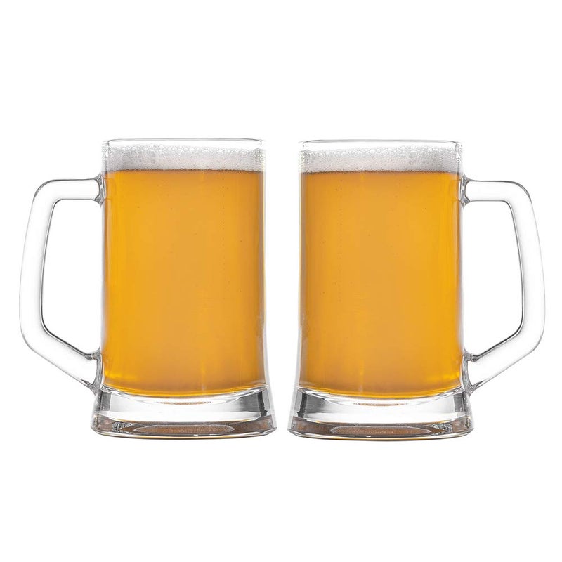 Amlong Crystal Lead-Free Beer Mug - 16 oz, Set of 2 - Image 2