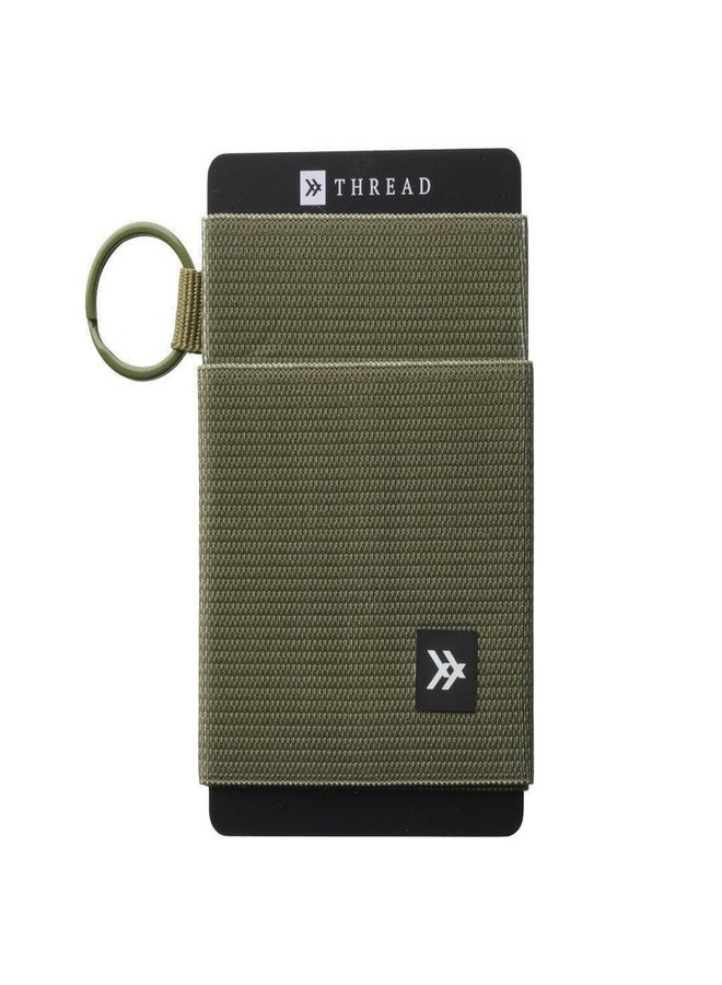 Thread Wallets Ultra Slim Minimalist Card Holder Wallet for Men and Women (Olive, One Size) - Image 1