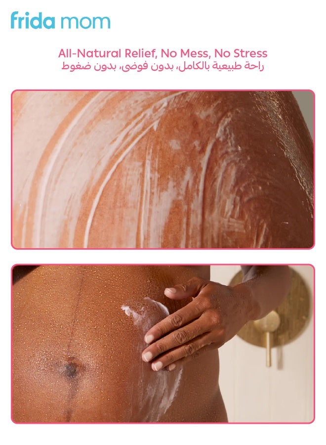 Frida Mom Bump + Body In-Shower Lotion | Hydrating Rinse-Off Moisturizer with Shea Butter & Grape Seed | Pregnancy Safe, Dermatologist Tested | 6oz - Image 2