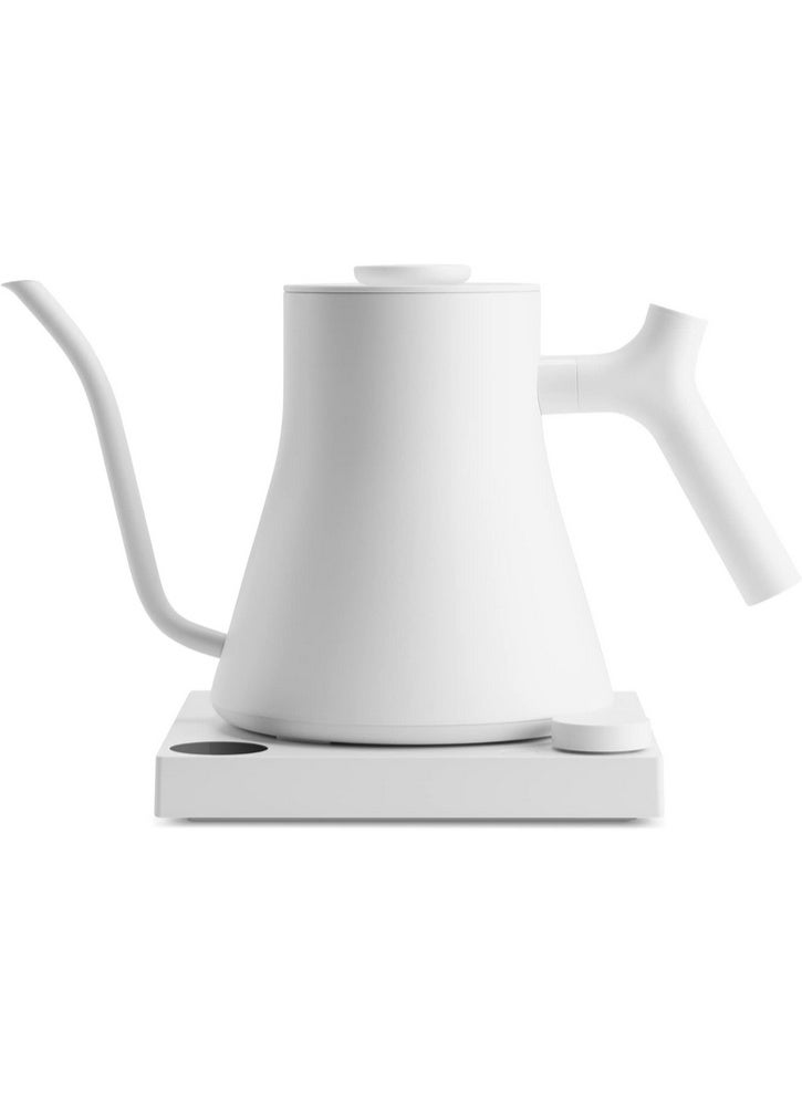 Fellow Stagg EKG Pro Electric Gooseneck Kettle - Pour-Over Coffee and Tea, Quick Heating, Precise Temperature Control, Scheduling, Built-in Brew Timer, Matte White, 0.9 Liter - Image 1