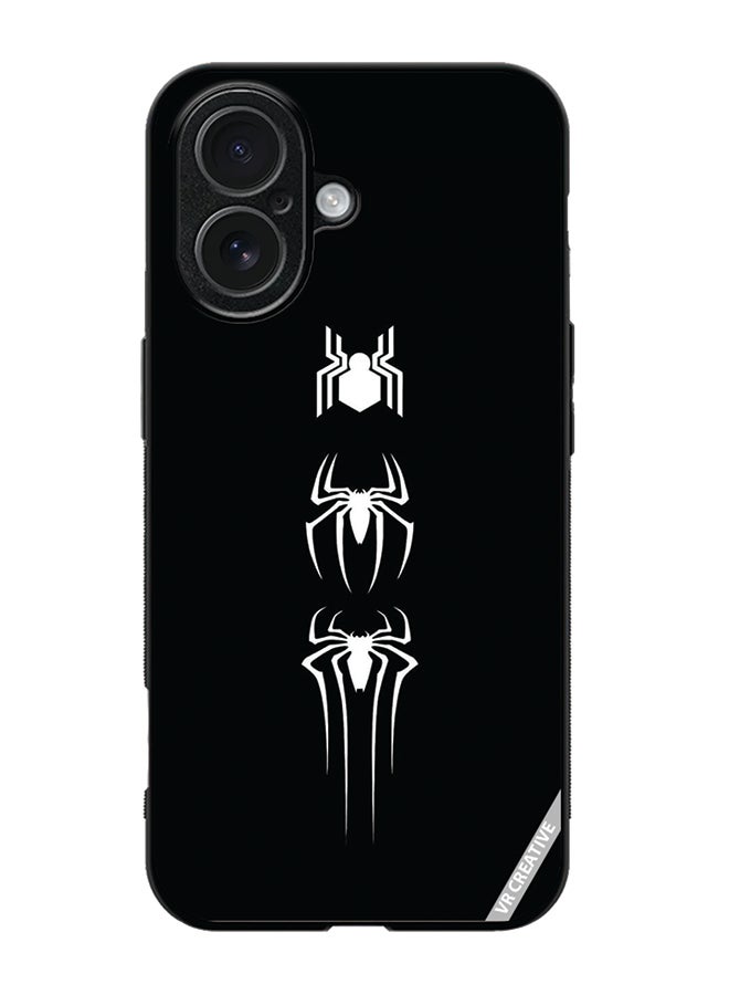 Protective Case Cover For Apple iPhone 17 Spiderman Design Multicolour