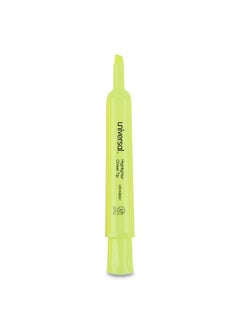 UNIVERSAL Unv08861 Desk Highlighter Chisel Tip Fluorescent Yellow (1Dozen)  - Image 3