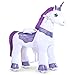 PonyCycle Ride on Unicorn Toys Rocking HorseEssential Model E Riding Unicorn Mechanical Moving Walking Horse Giddyup for Children 3 to 4 Years Old Spirit Horse Toys Girls Riding Toys Purple E313 - Image 2