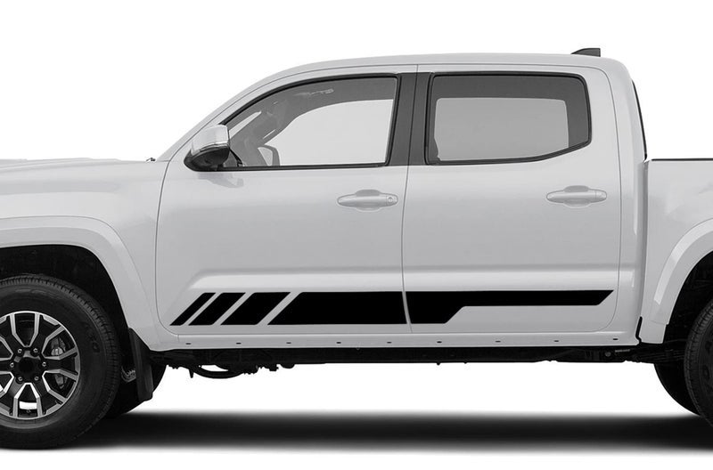 Bubbles Designs BubblesDesigns 2X Side Door Stripes Decal Sticker Compatible with Toyota Tacoma 2004 - Present (17B) - Image 4