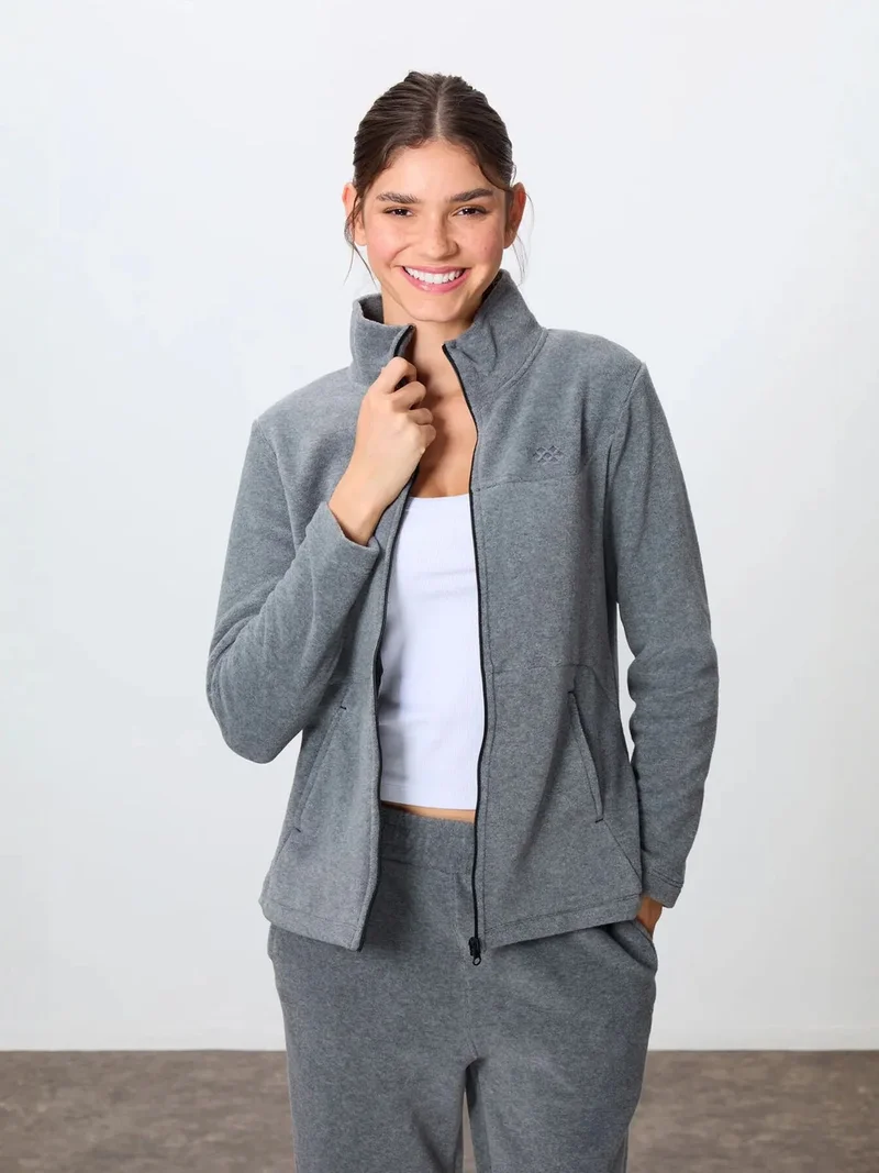 تومي لايف TOMMY Women's Long-Sleeve Zipper Tracksuit Set