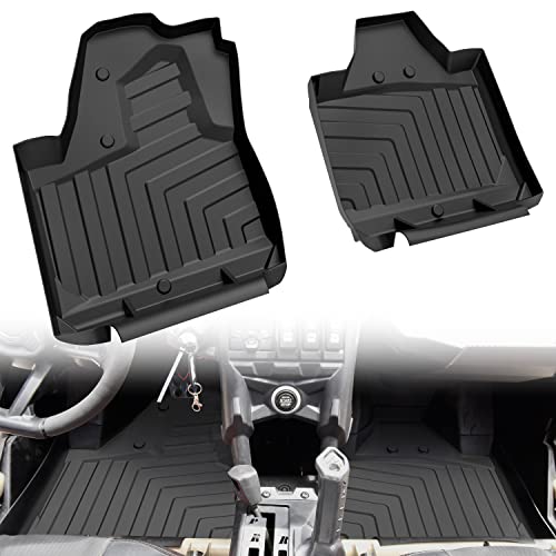 SAUTVS TPE Floor Mats for Can-Am Maverick X3, Front Row Floor Liners All Weather Protection Slush Mats for Can Am Maverick X3 2017-2025 Accessories - Image 1