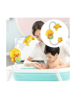 MUMS PLANET Baby Bath Toys Electric Duck Water Pump with Hand Shower Sprinkler for Kids, Bathtub Shower Toy Game for Boys Girls, Kids Toys For Bath T  - Image 2