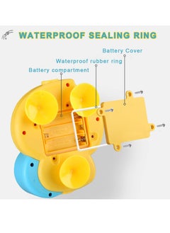 MUMS PLANET Baby Bath Toys Electric Duck Water Pump with Hand Shower Sprinkler for Kids, Bathtub Shower Toy Game for Boys Girls, Kids Toys For Bath T  - Image 3