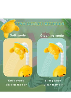 MUMS PLANET Baby Bath Toys Electric Duck Water Pump with Hand Shower Sprinkler for Kids, Bathtub Shower Toy Game for Boys Girls, Kids Toys For Bath T  - Image 4