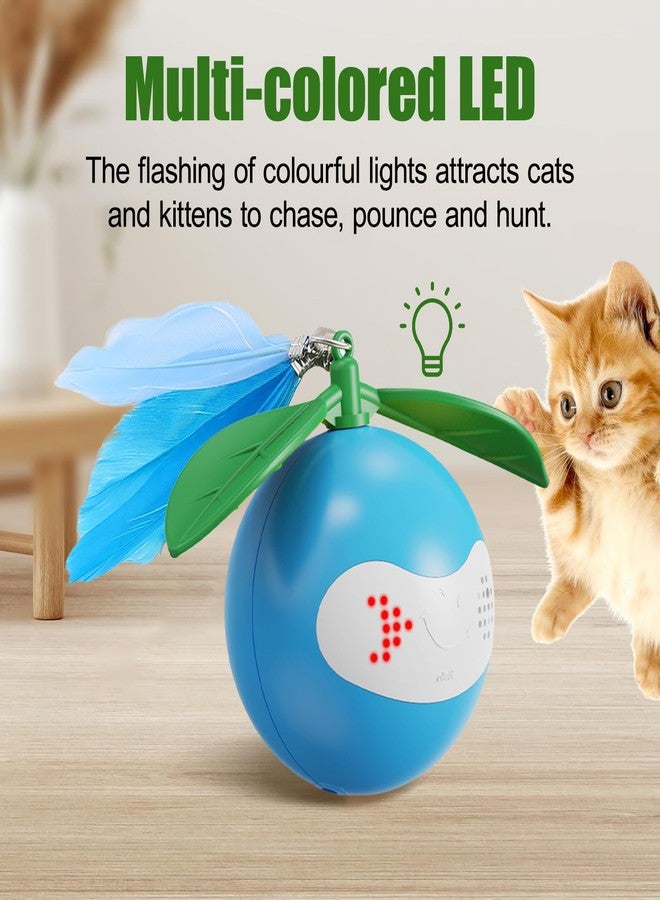 TVM Interactive Cat Toy for Indoor Cats, Automatic Moving Ball Toy Suitable for Indoor Adult Cats and Kittens Suitable for All Cat Breeds Fast Rolling Motion Sensor Light-up Effect - Image 3
