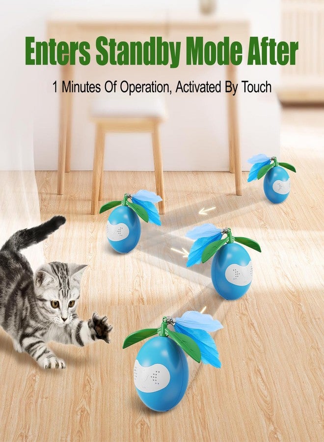 TVM Interactive Cat Toy for Indoor Cats, Automatic Moving Ball Toy Suitable for Indoor Adult Cats and Kittens Suitable for All Cat Breeds Fast Rolling Motion Sensor Light-up Effect - Image 2