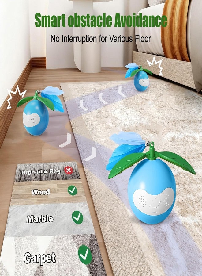 TVM Interactive Cat Toy for Indoor Cats, Automatic Moving Ball Toy Suitable for Indoor Adult Cats and Kittens Suitable for All Cat Breeds Fast Rolling Motion Sensor Light-up Effect - Image 4