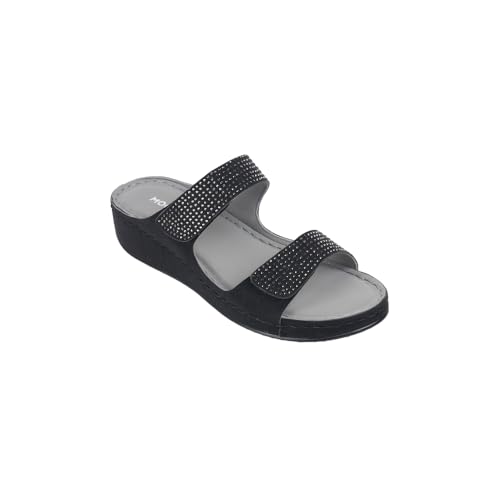 Mochi Women Black Suede Fitflop Comfort Sandal UK/6 EU/39 (44-206) - Image 3