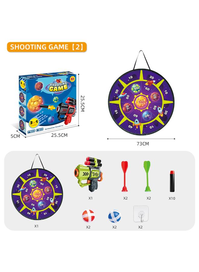 الأزرق جي دبليو <هدية رياضية> رمي كرة لاصقة للأطفال رماية بأكياس الرمل المستهدفة هدايا Chenghai Boy - Image 1