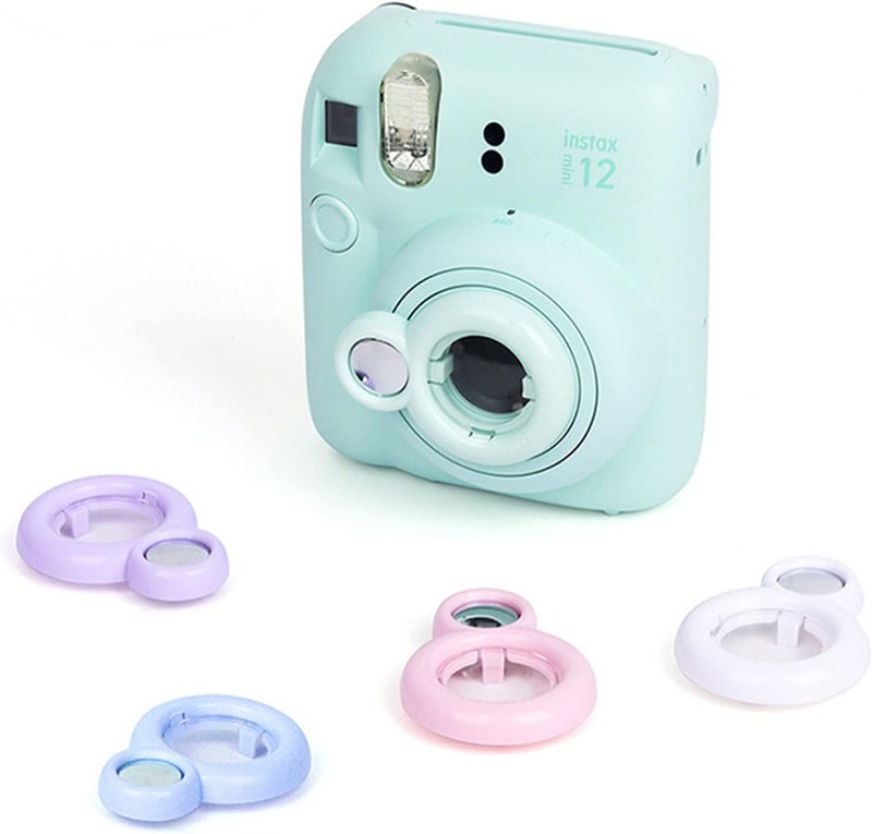Rieibi مرآة سيلفي ريبى لكاميرا إنستكس ميني 12 مرآة سيلفي لكاميرا فوجي فيلم إنستكس ميني 12 ملحقات عدسة سيلفي ميني 12 بيضاء - Image 4