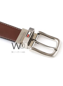 Tommy Hilfiger Plus Tommy Hilfiger Leather Brown Belt With Box For Men  - Image 5