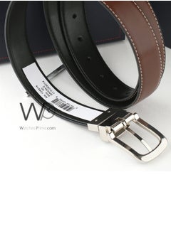 Tommy Hilfiger Plus Tommy Hilfiger Leather Brown Belt With Box For Men  - Image 4