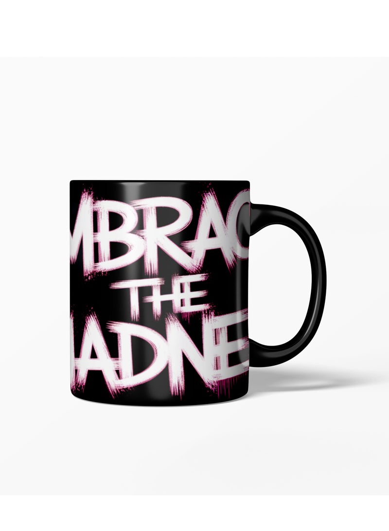 إم إي سي كوب قهوة أسود بتصميم جوكر باتمان احتضن الجنون، 11 أونصة - Image 3