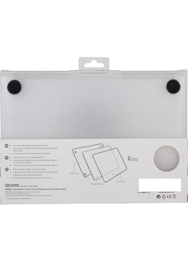 ODOYO - ODOYO AirCoat CASE for MacBook 12 ” Retina Display Clear - Image 1