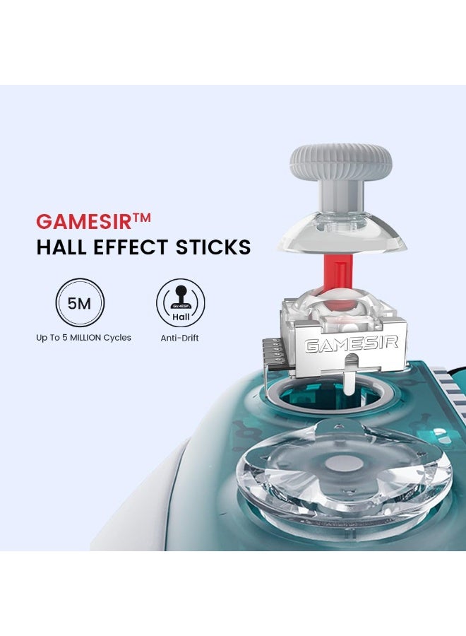 general Professional Gamepad GameSir X3 Pro Aurora Borealis Stretchable Mobile Gaming Controller Stretch length 97.5-180mm with Integrated Cooler for Android, iPhone 15 Series, Ergonomic Design-Phone Controller, Hall Effect, Dual Motors, 6-Axis Gyroscope, Support Zenless Zone Zero, Cloudy Gaming, Xbox Game Pass - Image 5