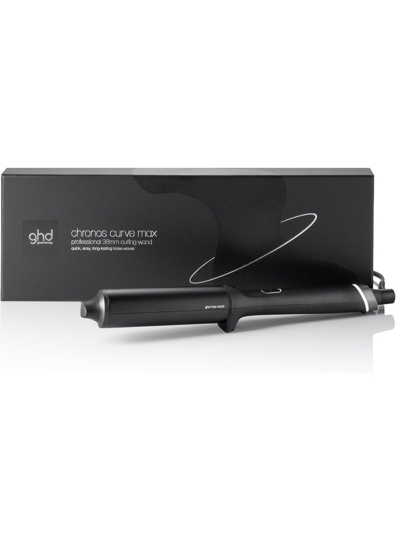GHD Chronos Curve Max Wand | Curling Iron for Long Hair | 38mm Professional Curler | Curl-Responsive Technology | Frizz-Free Loose Curls | Adds Shine | No Heat Damage | Salon Results at Home - Image 1