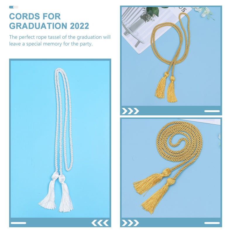 Honors Cords for Graduation Decor, Durable and Practical Tassels Ropes - Image 5