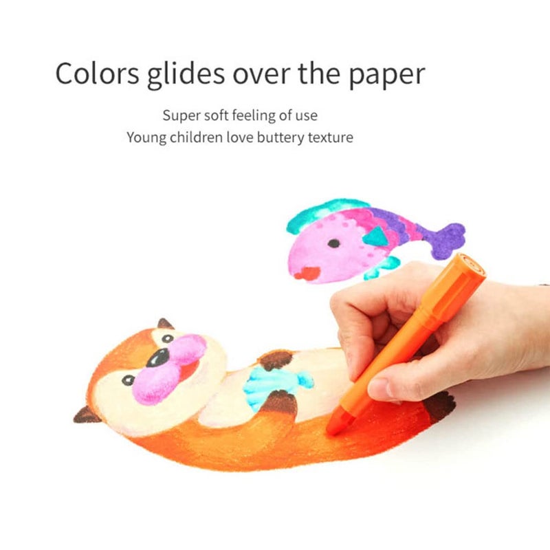 Amos Colorix Twistable Crayons in Plastic Case - Made in Korea (12) - Image 5