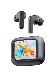 Active Noise Cancelling Smart Touch Screen Earbuds ANC Earphones Wireless Blue Tooth Ear Buds Head Phones Bluetooth In-Ear Headphones TWS True Wireless Earbuds for iPhone Android with Mic Touchscreen