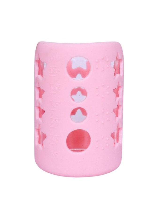 The Little Lookers Baby Feeding Bottle Silicone Warmer Cover Sleeve Holder Insulated Protection For Newborns Infants Babies (Pack Of 1) (Pink 120Ml)  - Image 1