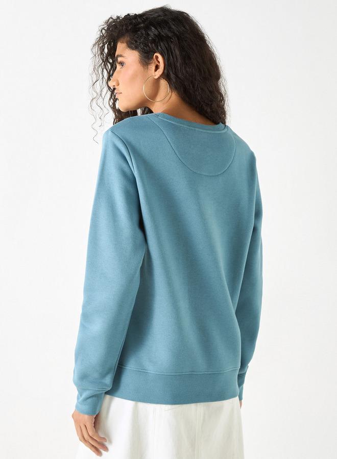 لي كوبر سويت شيرت بأكمام طويلة بشعار مطرز من لي كوبر - Image 3