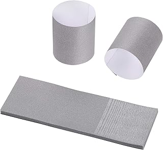 Gmark Paper Napkin Band Box of 2500, Paper Napkin Rings self Adhesive (Grey) GM1106 - Image 1