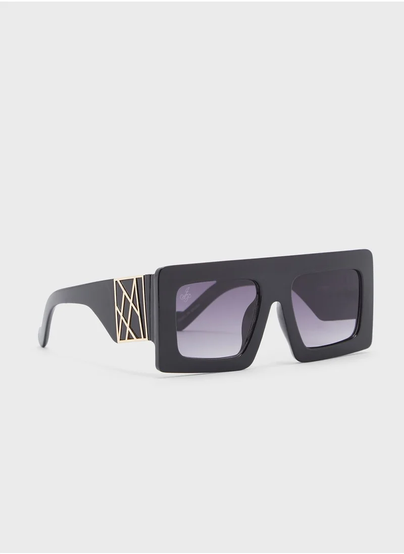 Jeepers Peepers Bold Square Sunglasses