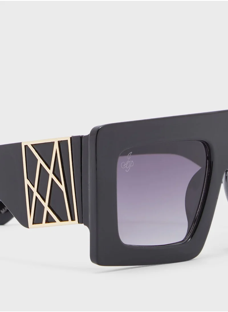 Jeepers Peepers Bold Square Sunglasses