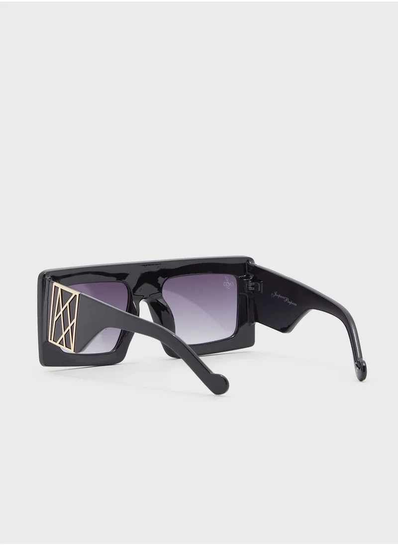 Jeepers Peepers Bold Square Sunglasses