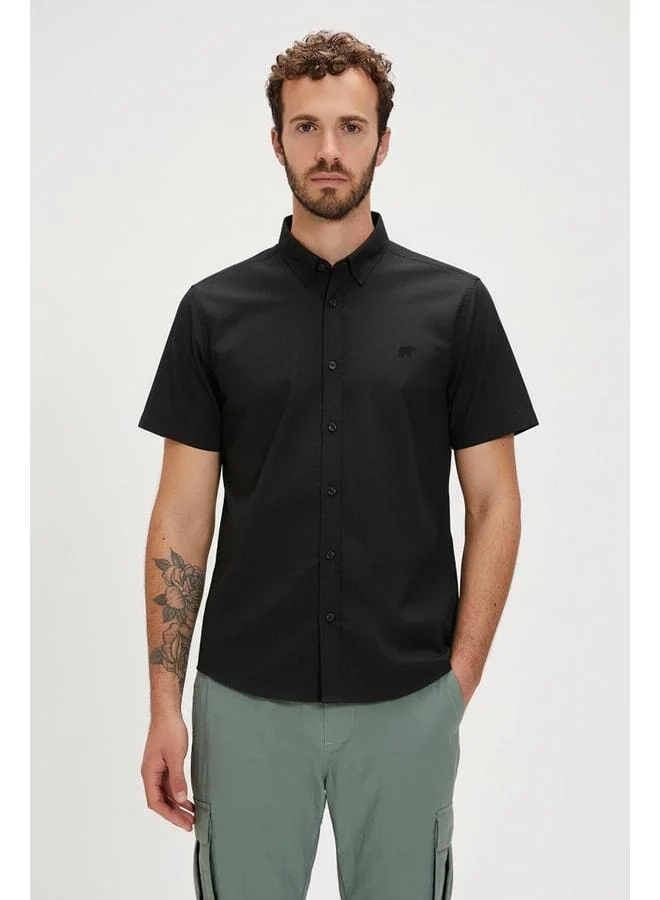 Bad Bear Plant Black Short Sleeve Men's Shirt.