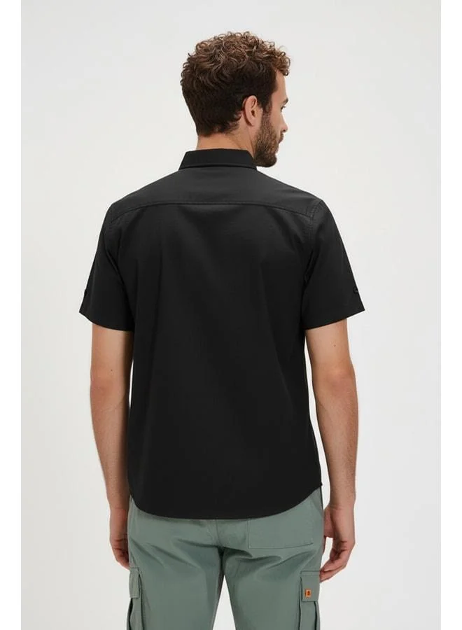 Bad Bear Plant Black Short Sleeve Men's Shirt.