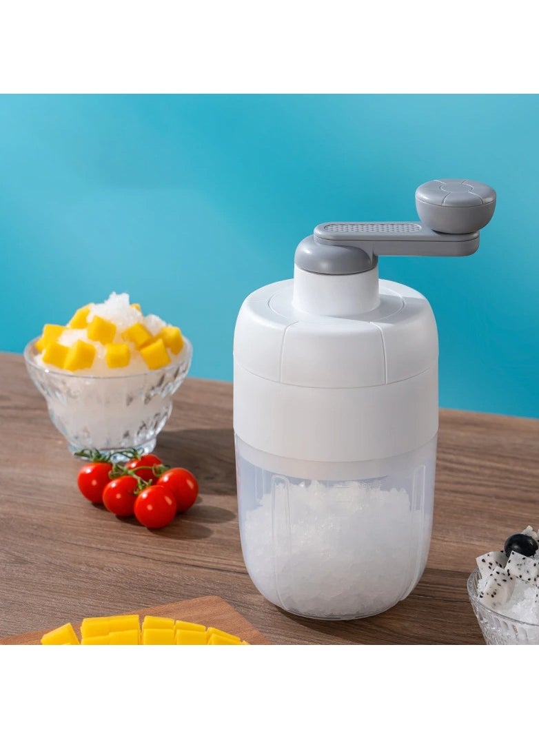Hand Shaved Ice Machine Snow Cone Making Machine Ice Shaver Machine, Hand Crusher, Shaved Ice Machine for Family Party