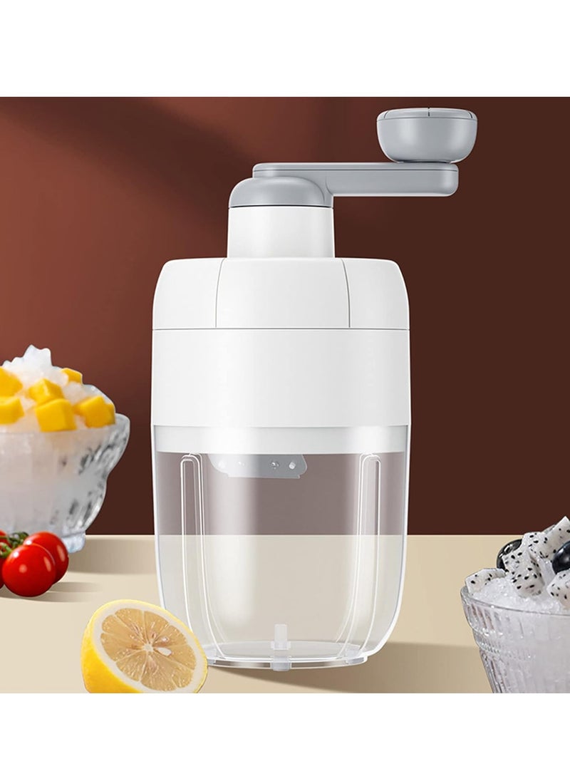 Hand Shaved Ice Machine Snow Cone Making Machine Ice Shaver Machine, Hand Crusher, Shaved Ice Machine for Family Party