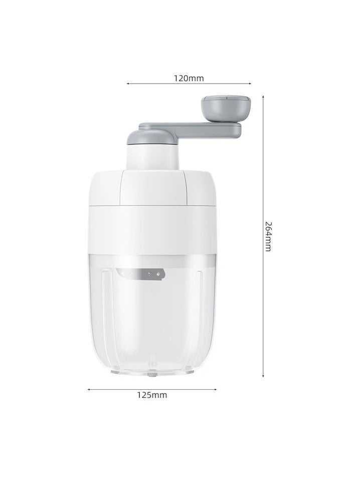 Hand Shaved Ice Machine Snow Cone Making Machine Ice Shaver Machine, Hand Crusher, Shaved Ice Machine for Family Party