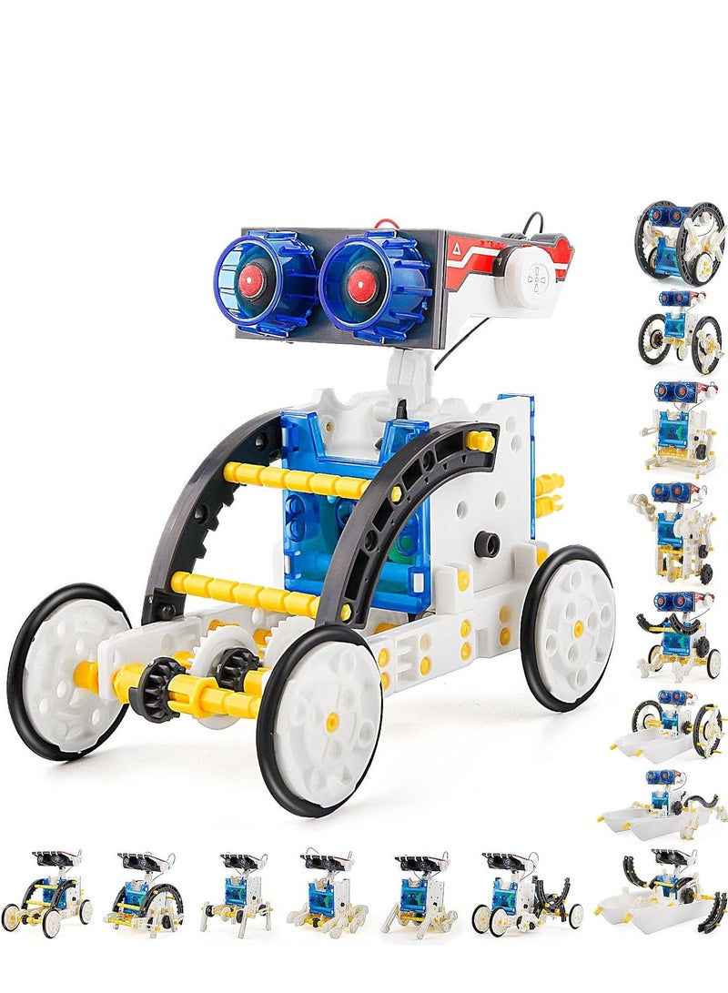 205Pcs Solar Robot Kit, 29-in-1 STEM Robot Science Kit Toys for Kids Aged 8-16, Educational DIY Assembly Creation Set with Solar Powered Motorised Engine, Science - Image 5