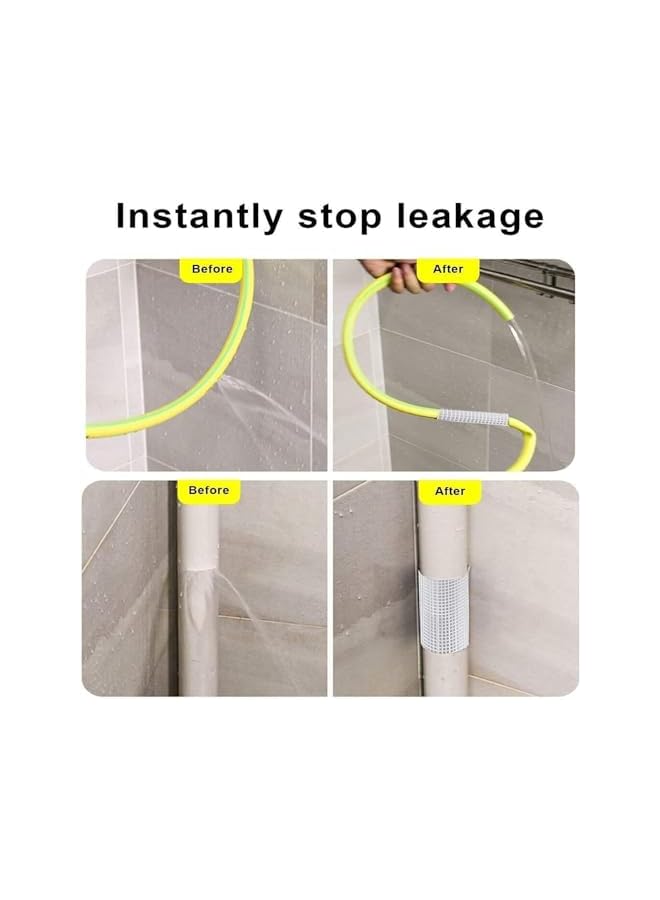 promass Waterproof Tape, Aluminum Foil Butyl Tape, Professional Super Waterproof Tape, Sealing Self Adhesive Adhesive Tape, Kitchen Bathroom House Roof Mending Materials (4PCS, 50MM 5M) - Image 4