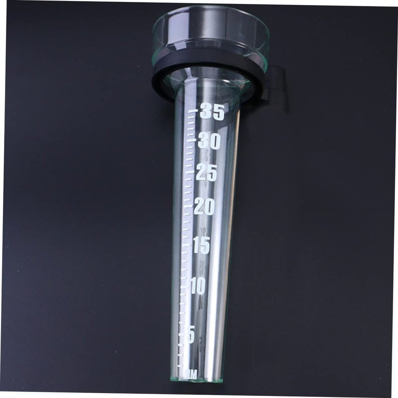 2pc Plastic Rain Gauge Measuring Cup Scale for Outdoor Weather Research - Image 5