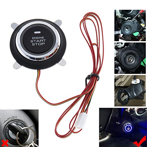 BANVIE Car Alarm System RFID Push Engine Start Button & Keyless Go System for Vehicle Anti-Thief Double Layer Start Protection - Image 3