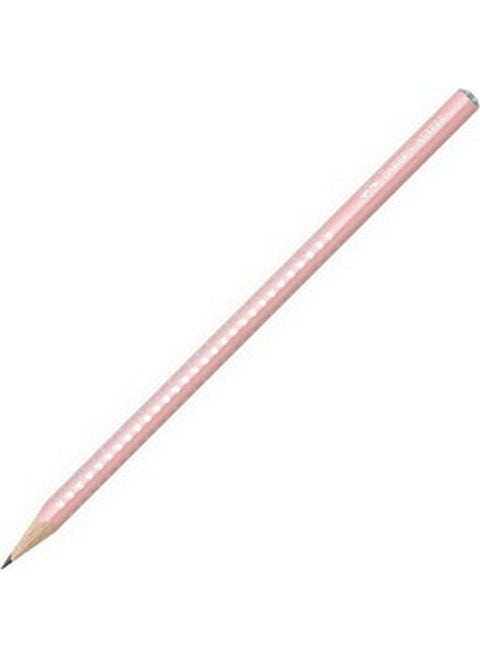 Faber Sparkle Glitter Head Triangle Pencil Pearl Rose