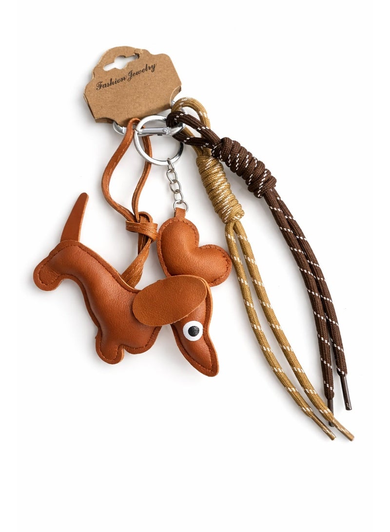 Moon Berry Brown dog-shaped charm - Image 1