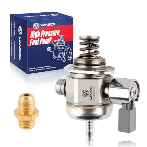 VANBOL High Pressure Fuel Pump Compatible with 2008-2018 Audi A3 Q3 TT TTS Quattro VW Beetle CC Eos GTI Jetta Tiguan Passat L4 1.8L 2.0L Replace 06H127025N 06H127025E (Premium Version) - Image 1