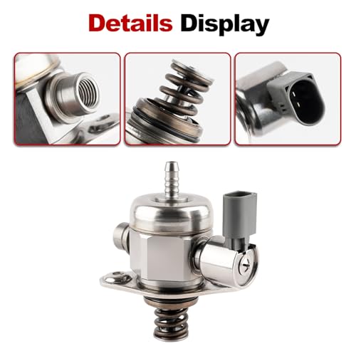 VANBOL High Pressure Fuel Pump Compatible with 2008-2018 Audi A3 Q3 TT TTS Quattro VW Beetle CC Eos GTI Jetta Tiguan Passat L4 1.8L 2.0L Replace 06H127025N 06H127025E (Premium Version) - Image 5
