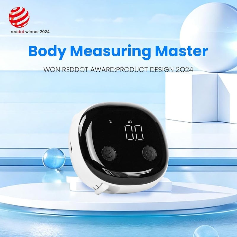 AIGTP Smart Tape Measure Body, Digital Body Measuring Tape with LED Display, Type-C Charging and Retractable Design, for Muscle Gain,Weight Loss, 60inch/150cm - Image 2